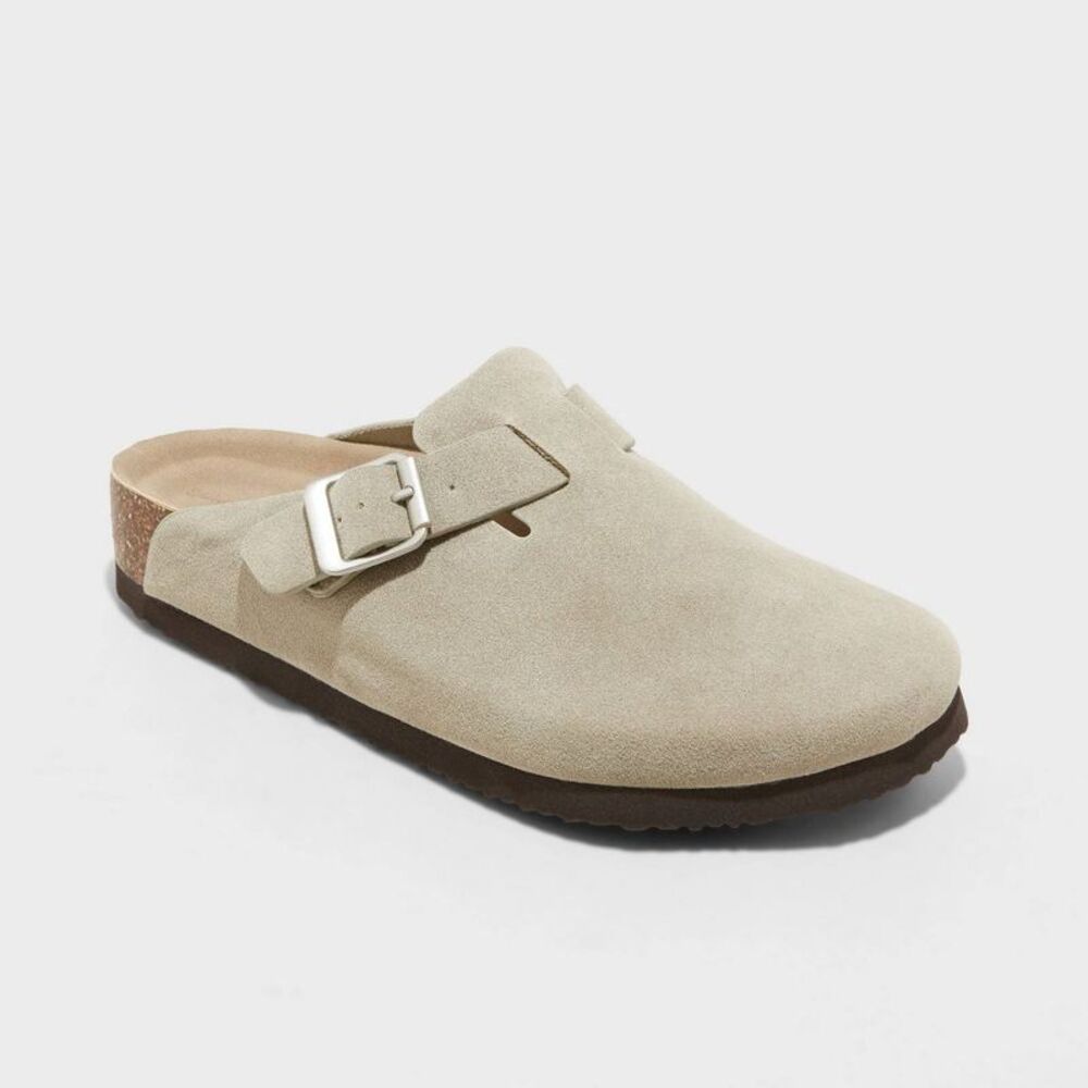 Women's Betsy Clog Mule Flats - Universal Thread Taupe 9